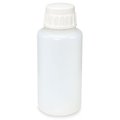 Globe Scientific Vacuum Bottle, Heavy Duty, PP, 1 Liter, White PP 53mm Screw Cap, 2PK 7081000